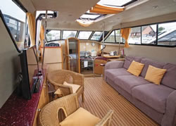 Interior image of boat